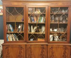 Edwardian Large Mahogany Bookcase/Cabinet