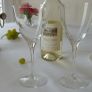 A pair. 2 x Vintage Wine Glasses. Geometric patterned elegant wine glasses. FREE Stopper. Image 5