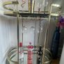 Gold Mirrored Bar Cart Image 3