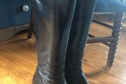 Fly black leather boots