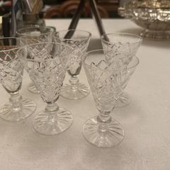 waterford port/sherry/shot glasses