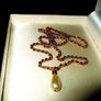 Vintage Hallmarked 'Rope' Chain & Teardrop Pendant Image 8