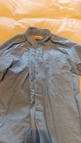 School uniform blue shirt