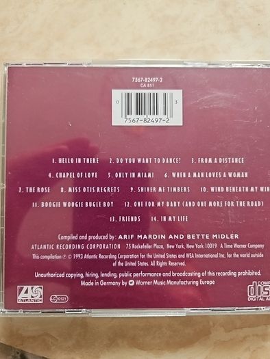 Bette Midler CD - Greatest Hits