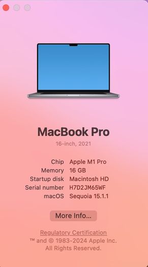 MacBook Pro M1
