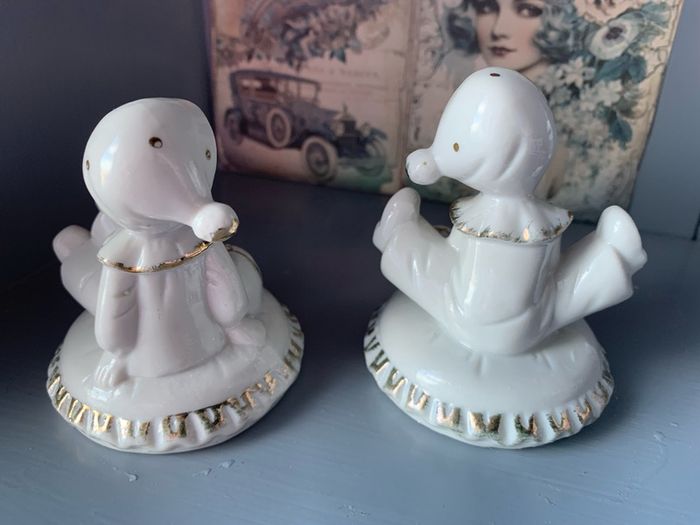 Vintage Clown Ornaments Set