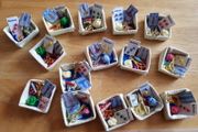Handmade miniature sewing / craft baskets for dollhouses or collector