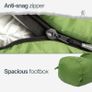 Summer Lightweight Sleeping Bag Long with Anti Sant nag Zipper Compact Ultralight Mummy Sleeping Bags for Adult Image 2