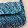 Accesorize Vintage Sequin Beaded Blue Green Evening Special Occasion Wedding Guest Bag Image 3