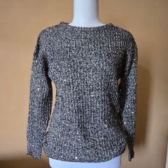 Sparkly glitter sequin jumper sweater - Size UK 8