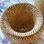 Two NEW rattan ceiling lights Image 4