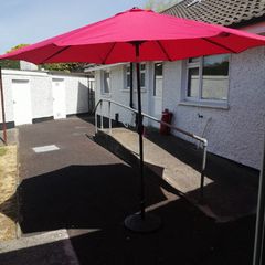 Summer parasol for garden