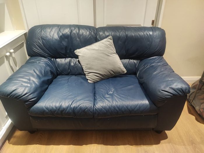 leather 3 piece suite