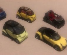 Smart for2/for four/Roadster/Crossblade cars 1/87 by Kinder