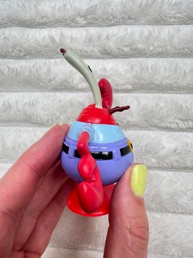 Spongebob Squarepants 2011 Viacom Mr Krabs cake topper approx. 9 cm. Used Please see photos
