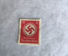 Rare/Genuine WW2 German stamp - Swastika