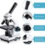 100X-2000X Microscope for Kids Students Adults, with Microscope Slides Kit, Professional Microscopes for School Laboratory Home Biological Education (FREE POSTAGE) Image 3