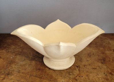 Constance Spry Fulham pottery lotus leaf vase