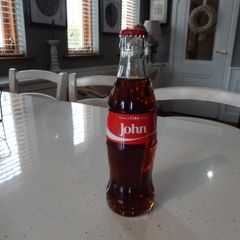 Coca Cola Bottle Personalised with John.