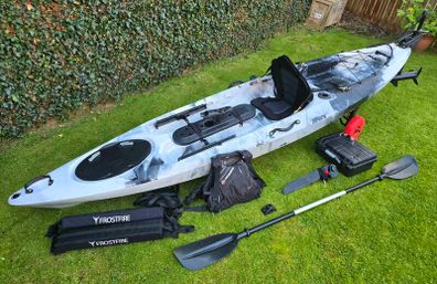 Dace Pro Angler 12ft Fishing Kayak - Electric Motor Conversion + Accessories