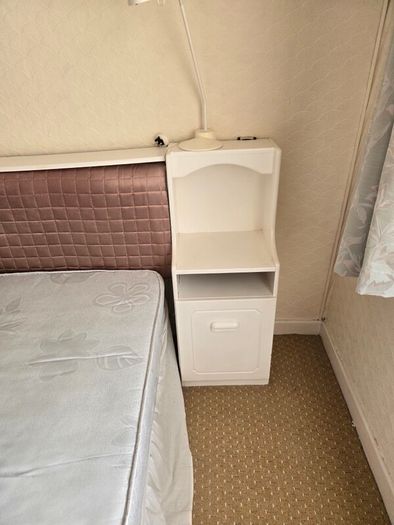 Double Divan Bed, headboard and lockers