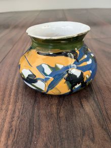 Antique Marbled Effect Vasr