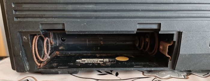 Vintage Philips D 8201 Cassette deck and Radio AM/FM/SW.