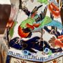 Genuine Antique English Stoneware Chinoiserie Jug and Cake Plate Image 4