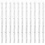 Chain Link Fence with Posts Galvanised Steel 25x1.25 m Silver Image 7