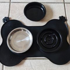 Dog Bowls and puzzle feeder