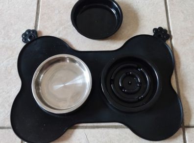 Dog Bowls and puzzle feeder