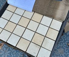 Free for collection 5 boxes of mosaic tiles