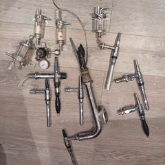 Beer taps, keg couplers, beer gas regulator, beer fobs