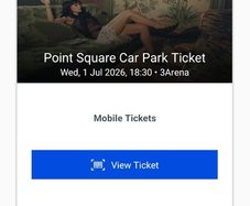 3arena car park ticket