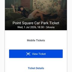 3arena car park ticket