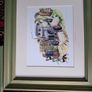 Beautiful Set of 3 Framed "Country Comicals" Prints by Linda Birkinshaw Image 3