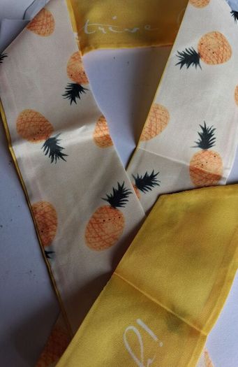 Pineapple Double Sided Multi Use Scarf