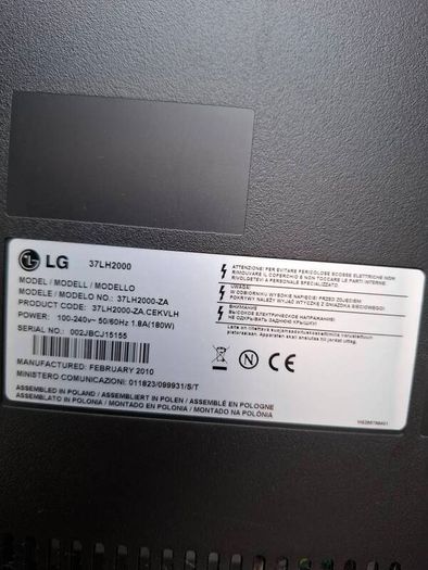 Tv  Lg 37