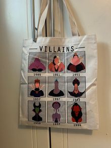 Disney villains tote bag NEW