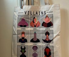 Disney villains tote bag NEW