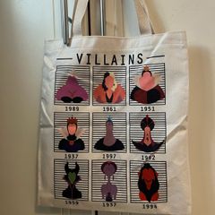 Disney villains tote bag NEW