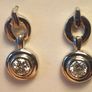 Rhodium Plated Sterling Silver Moissanite Drop Earrings Image 9