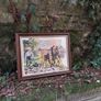 Horse Ploughing Scene (Linen ) Image 10