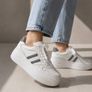 Premium Women's White Genuine Leather Sneakers  37. UK 4 Image 7