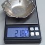 Vintage 800 Silver Small Floral Bowl / Dish 21.8g Image 5
