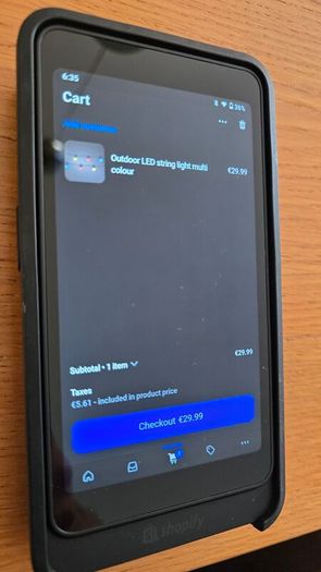 Shopify payments terminal