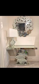 Matching Console Table, Mirror & Lamp