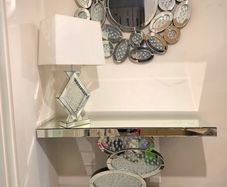 Matching Console Table, Mirror & Lamp