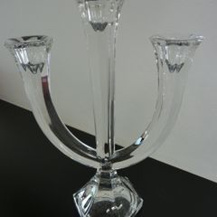Crystal candle holder