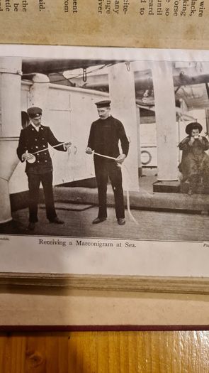 Two  Princess Of Science. Thomas Eddison & Guglielmo Marco I. 1909 By By Robert Hudson.